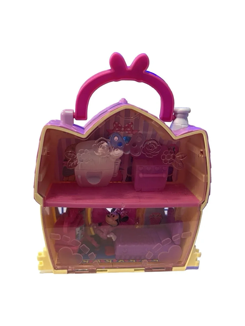 Disney Minnie Mouse Bow-Tique Bow-Sweet Home Portable Playset House Furniture